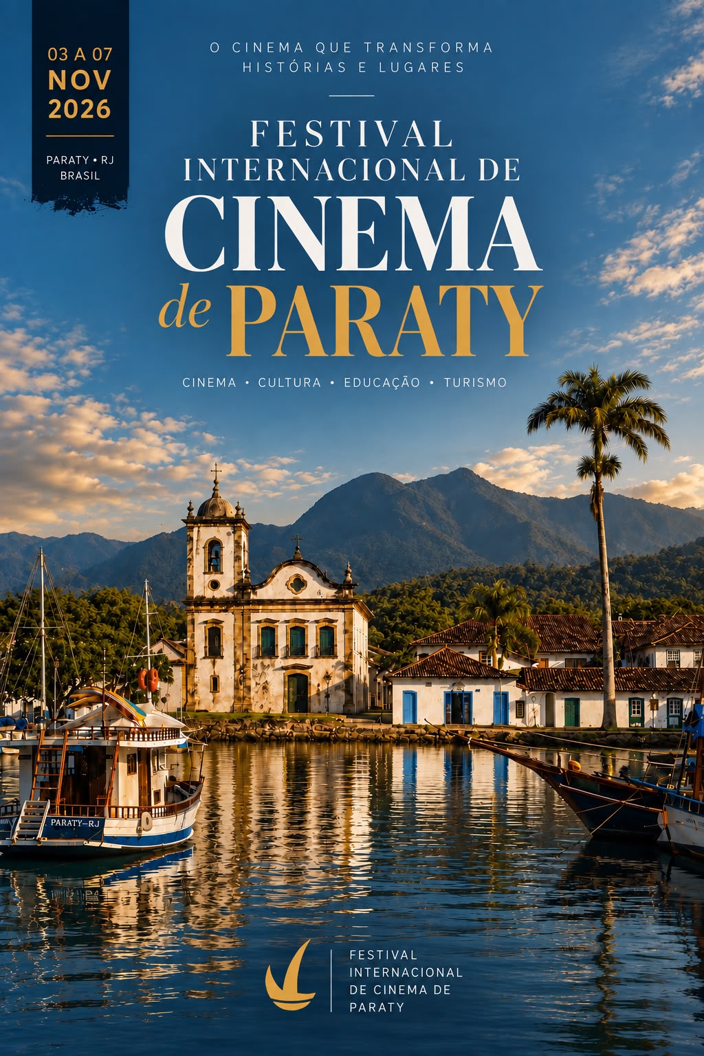 Festival Internacional de Cinema de Paraty — 03 a 07 de novembro de 2026